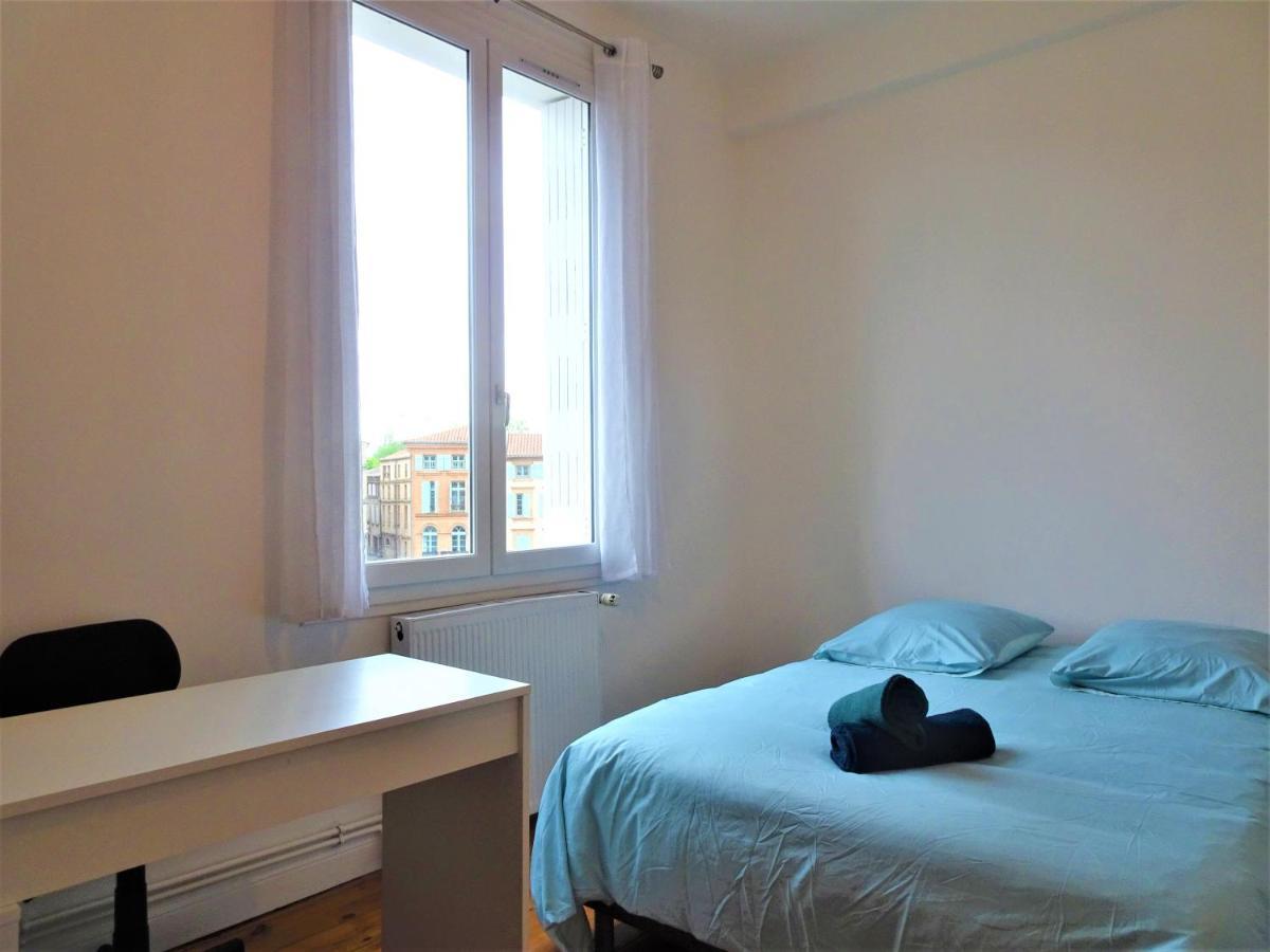 Chambre Privee Et Spacieuse Au Sein D'Un Logement Partage - Central, Quartier Villebourbon - 3 Chambres Doubles - 2 Balcons - Places De Stationnements Gratuites - 5 Min A Pied Gare Et Hypercentre Монтобан Екстериор снимка