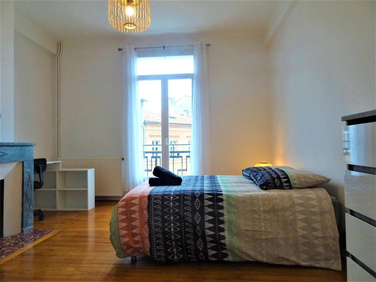Chambre Privee Et Spacieuse Au Sein D'Un Logement Partage - Central, Quartier Villebourbon - 3 Chambres Doubles - 2 Balcons - Places De Stationnements Gratuites - 5 Min A Pied Gare Et Hypercentre Монтобан Екстериор снимка